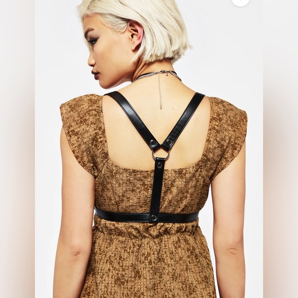 Disturbia Alice Chain Harness Belt - Picture 2 of 6